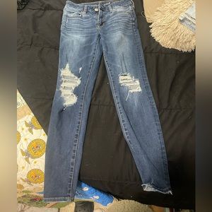 Dark wash size 4 short length American Eagle High Rise Jeggings